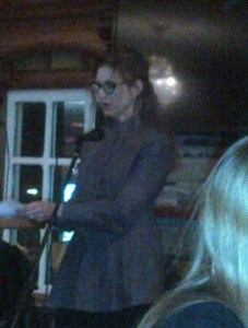 Gwen Tuinman takes poetic license and moves the room.