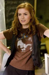 The lovely, talented and highly comedic Isla Fisher is the author's dream casting choice for quirky Leslie.