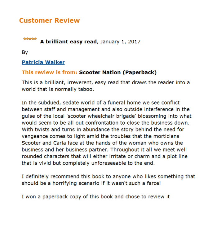 PAT WALKER REVIEW